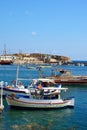 Fishing boats in Hersonissos harbour.