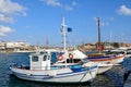 Fishing boats in Hersonissos harbour.