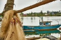 Hoi An fishing boats, Vietnam Royalty Free Stock Photo
