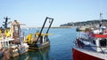 Fishing boats in Howth Harbour Royalty Free Stock Photo