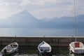 Fishing boats, Lake Garda, Italy Royalty Free Stock Photo
