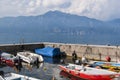 Fishing boats, Lake Garda, Italy Royalty Free Stock Photo