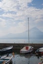 Fishing boats, Lake Garda, Italy Royalty Free Stock Photo