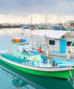 Fishing boats, Limassol marina, Cyprus Royalty Free Stock Photo