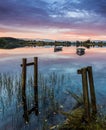 Fishing boats at Loch Rusky Royalty Free Stock Photo