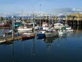 Fishing boats at marina Royalty Free Stock Photo