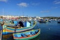 Fishing Boats, Marsaxlokk, Malta Royalty Free Stock Photo