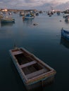 Fishing boats, Marsaxlokk, Malta Royalty Free Stock Photo