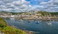 Fishing boats in Mevagissey Harbour, Cornwall, England Royalty Free Stock Photo