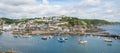 Fishing boats in Mevagissey Harbour, Cornwall, England Royalty Free Stock Photo