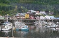 Ketchikan Alaska harbor boats