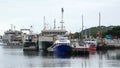 Fishing boats moored at Lakes Entrance