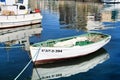 Fishing Boats moored in the port of Santa Pola, Alicante Royalty Free Stock Photo