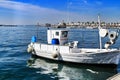 Fishing Boats moored in the port of Santa Pola, Alicante Royalty Free Stock Photo