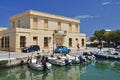 Fishing boats moored in Venetian harbour, Rethymnon, Crete, Greece