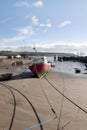 Fishing boats moored in Youghal bay Royalty Free Stock Photo