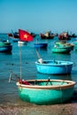 The fishing boats in Muine