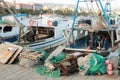 Fishing boats and nets