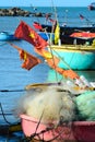 Fishing boats in Nha Trang, Vietnam Royalty Free Stock Photo