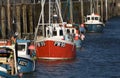 Fishing boats, Padstow, Cornwall, UK Royalty Free Stock Photo