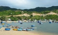 Fishing boats in Phan Rang, Vietnam Royalty Free Stock Photo