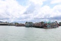 Fishing boats pier at Rayong, Thailand