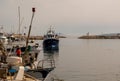 Fishing boats in the port of Estepona, Costa del Sol, Andalusia Spain Royalty Free Stock Photo