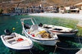 Fishing boats at the port of Gerolimenas coastal village