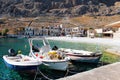 Fishing boats at the port of Gerolimenas coastal village