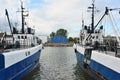 Fishing boats at Port of Liepaja