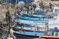 Fishing boats in a port of Protaras near Ayia Napa, Cyprus Royalty Free Stock Photo