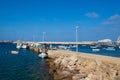 Fishing boats in the port of Sagres, Portugal. Royalty Free Stock Photo