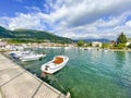 Fishing boats at the port of Tivat, Montenegro