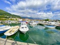 Fishing boats at marina Kalimanj, Tivat, Montenegro