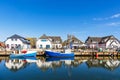 Fishing boats in the port of Vitte on the island Hiddensee, Germany Royalty Free Stock Photo