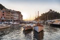 Fishing boats in Portofino harbour