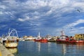 Fishing boats at quay