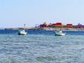 Fishing boats on the Red Sea in Marsa Alam Royalty Free Stock Photo