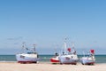 Fishing boats on the shore