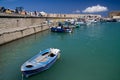 Fishing boats. Sunny day. Crete