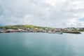 fishing boats and surrounding hills Dingle Harb Royalty Free Stock Photo