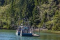 Fishing boats on dock Royalty Free Stock Photo