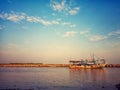 fishing boats in baro gebang, west java