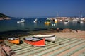 Fishing Boats in White Point Royalty Free Stock Photo