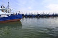 Fishing boats of wuyu island Royalty Free Stock Photo