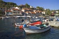 Fishing boats and yachts in Maslinica port