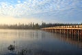 Fishing Bridge Royalty Free Stock Photo