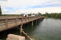 Fishing bridge,Yellowstone Royalty Free Stock Photo