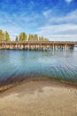 Fishing Bridge in Yellowstone National Park, USA. Royalty Free Stock Photo