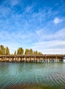 Fishing Bridge in Yellowstone National Park, Wyoming, USA Royalty Free Stock Photo